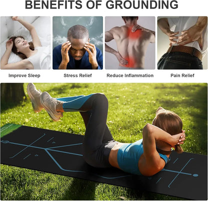 Grounding Yoga Mat Helps to Reconnect & Reset