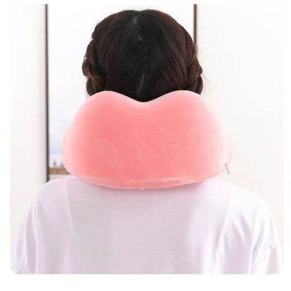 Soft U‑Shaped Memory Foam Pillow for Comfy Travel Rest