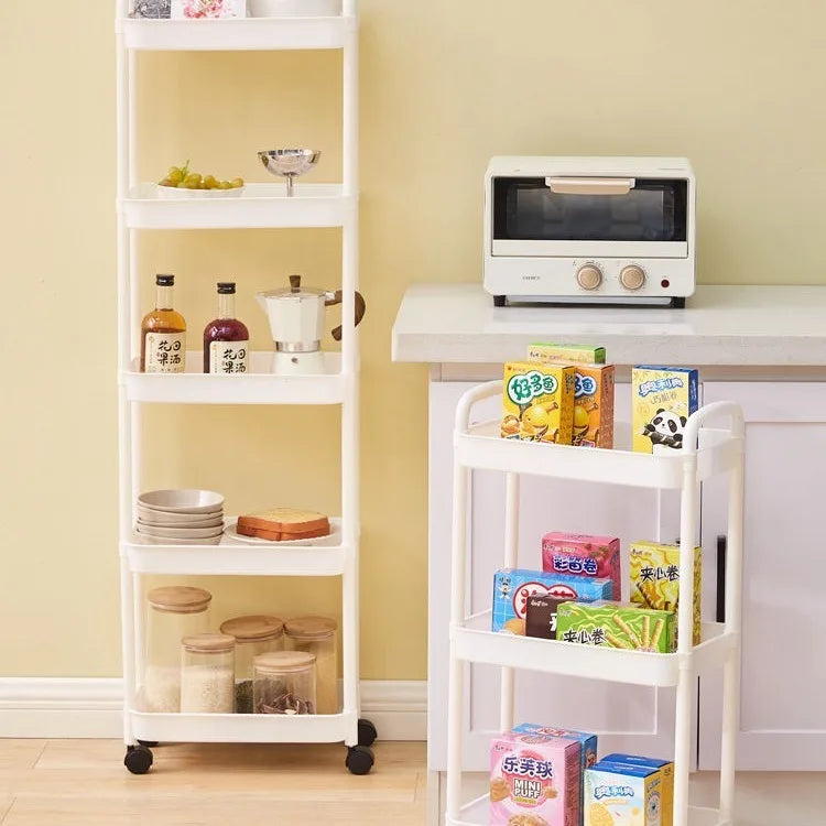 Maximize your space - multi‑layer rolling trolley