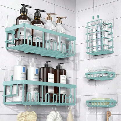 Space-Saving & Stylish Stainless Steel Shower Caddy