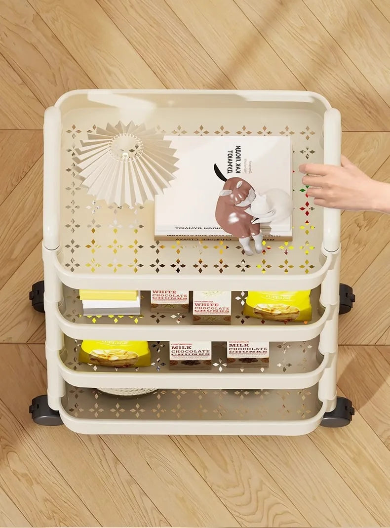 Maximize your space - multi‑layer rolling trolley