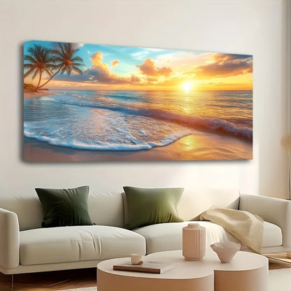 Golden Light and Tranquil Waves Designed to Bring Warmth into your Home