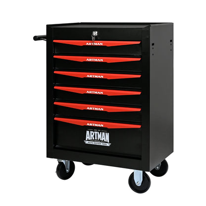 Rolling Metal Tool Chest with 6 Drawers