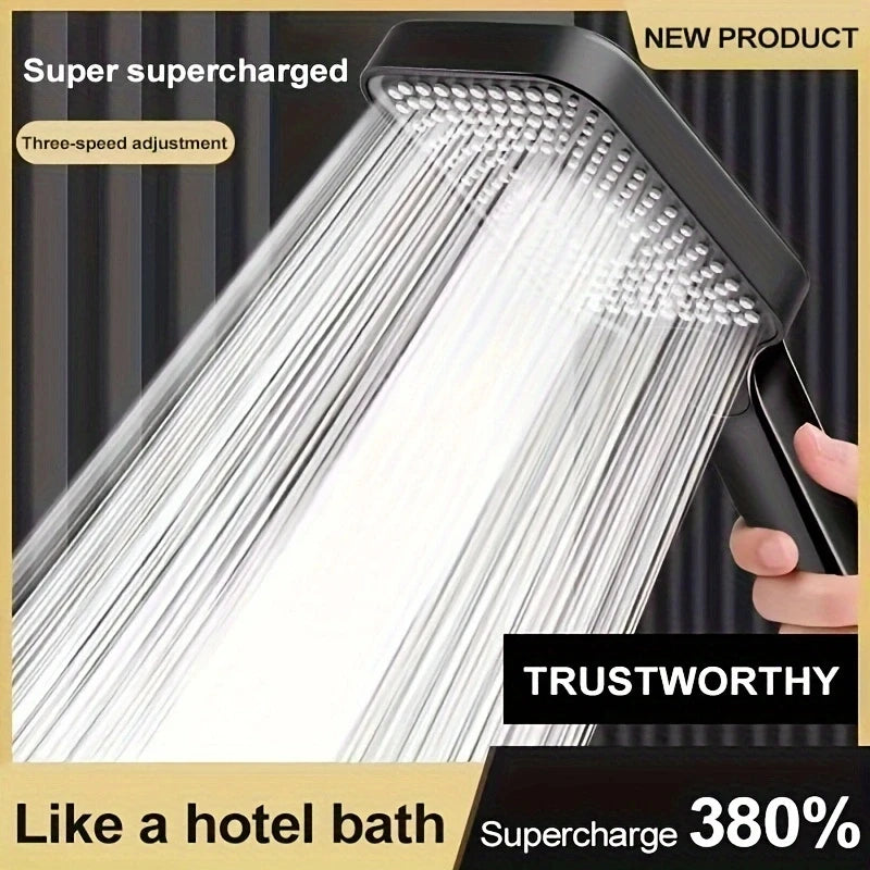 High Pressure Adjustable 3-Mode Large Area Shower Head