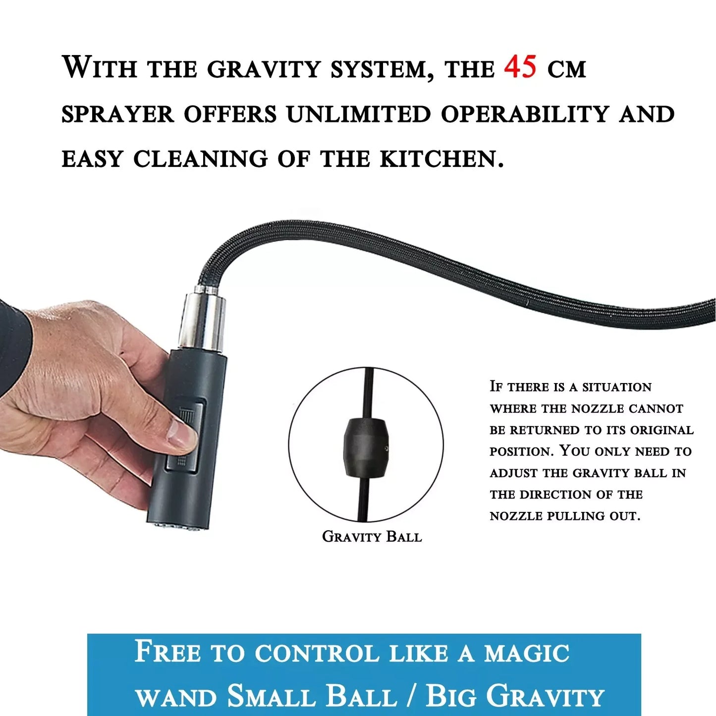 2 Function Touch Control Pull Out Sensor Kitchen Faucet