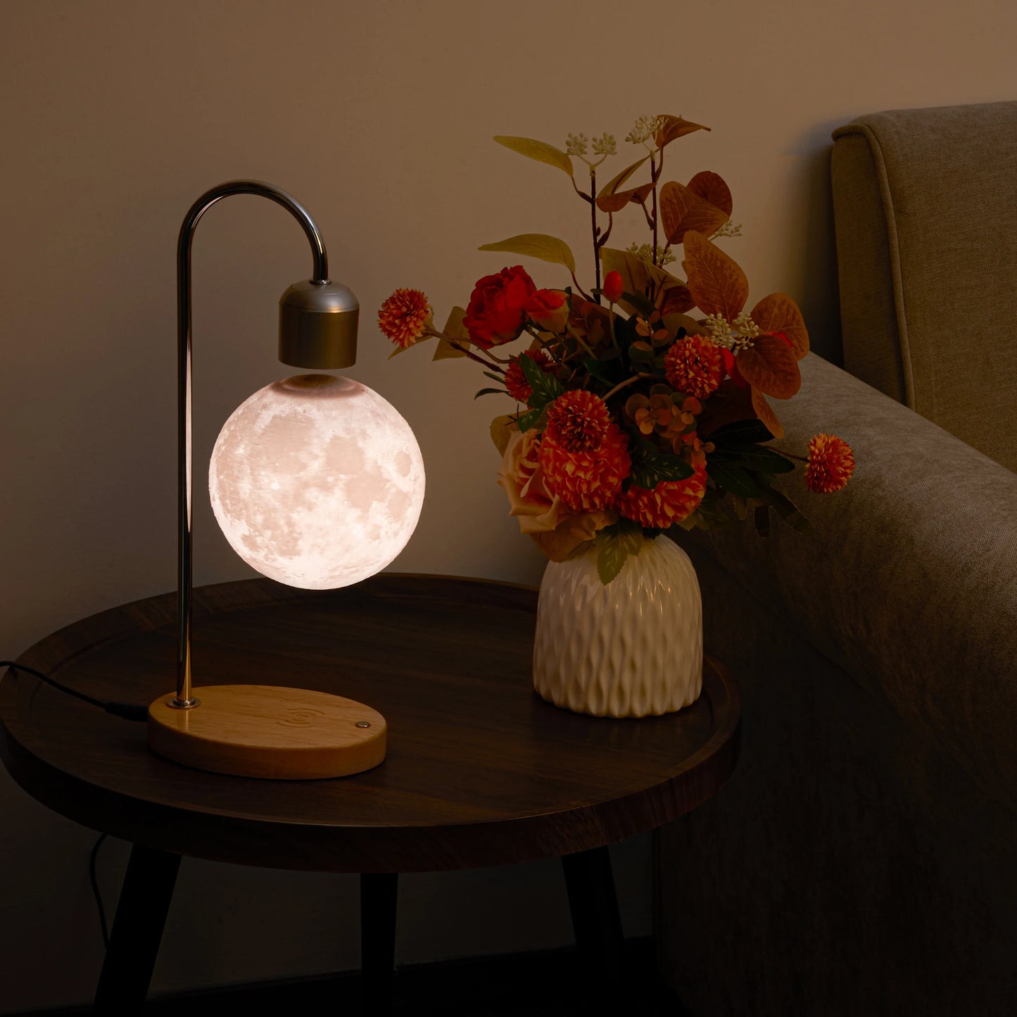 Zero-Gravity LED Magnetic Levitating Moon Lamp