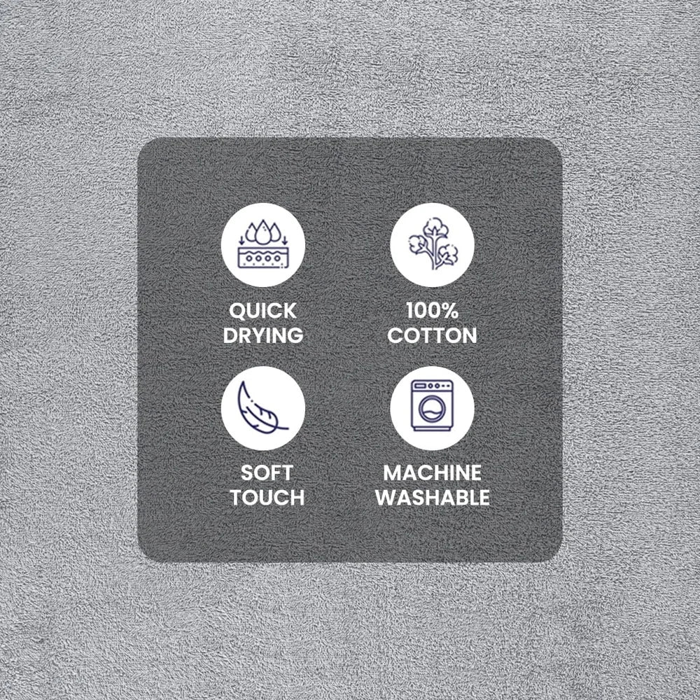 Soft Absorbent Cotton Bath Towels