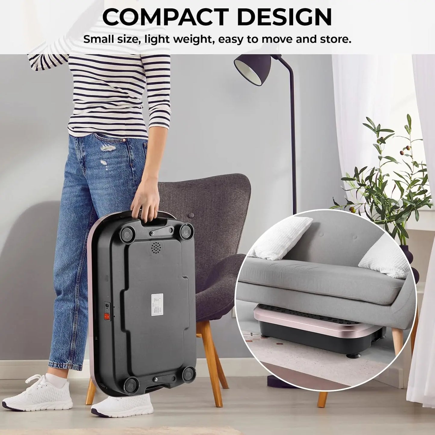 Full-Body Vibration Plate for Toning and Circulation Boost