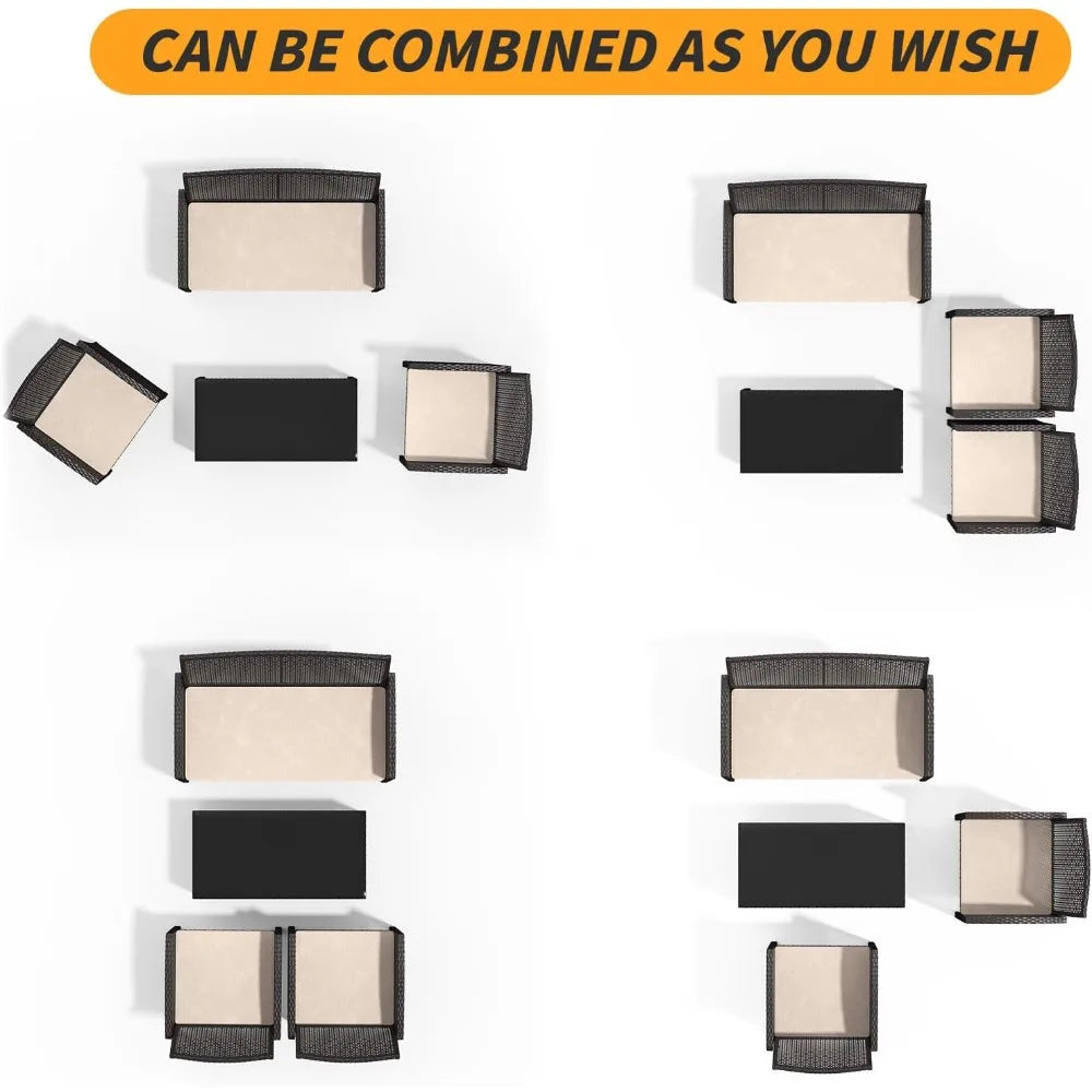 4-piece patio furniture set