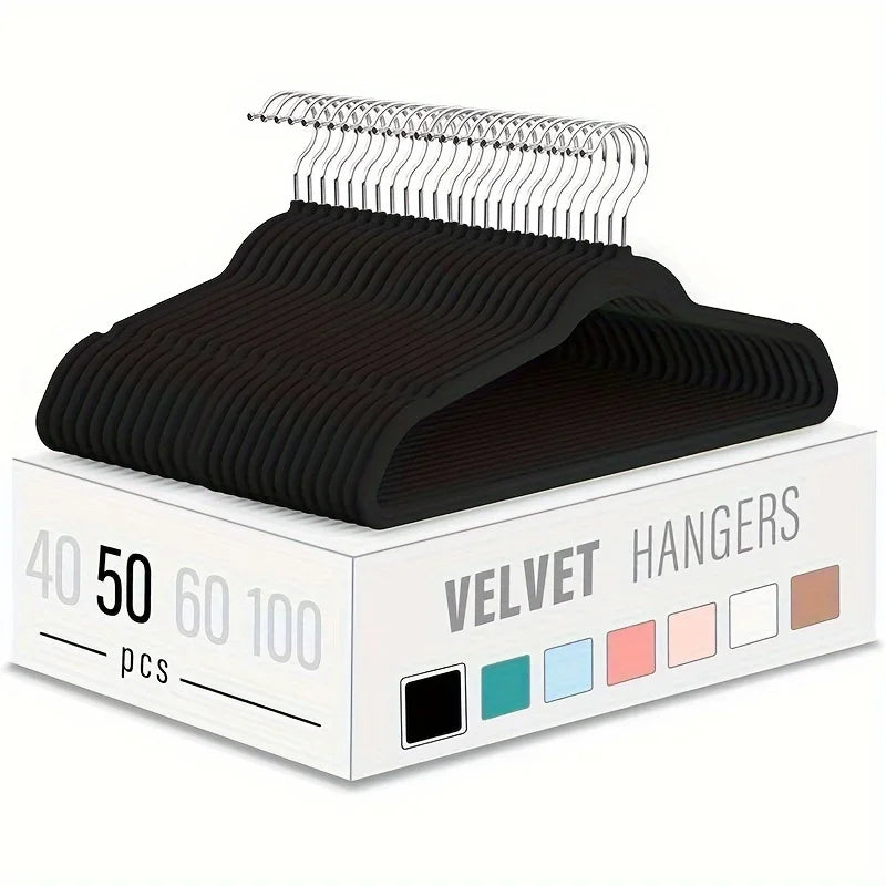 30 Pack Hanger Set with Non-Slip Grip