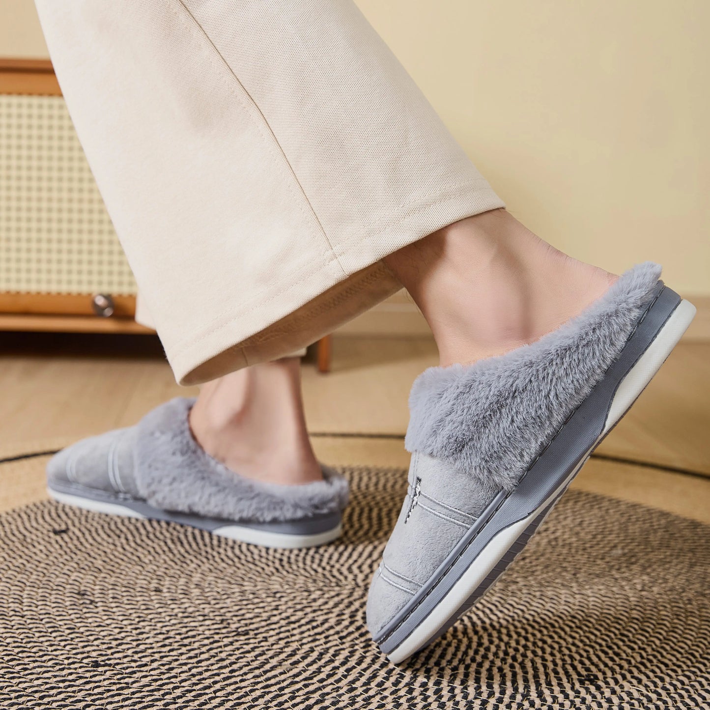 Men's Slippers Offer Cozy at Home Comfort