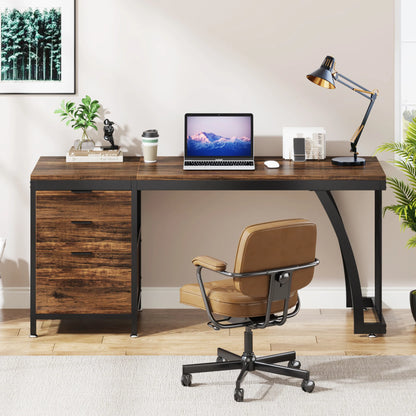 Built In Reversible Storage Desk That Keeps Your Space Clean Calm & Focused