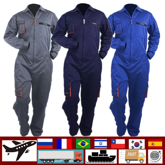 Protective Uniform Working Coveralls for Car Maintenance & Welding