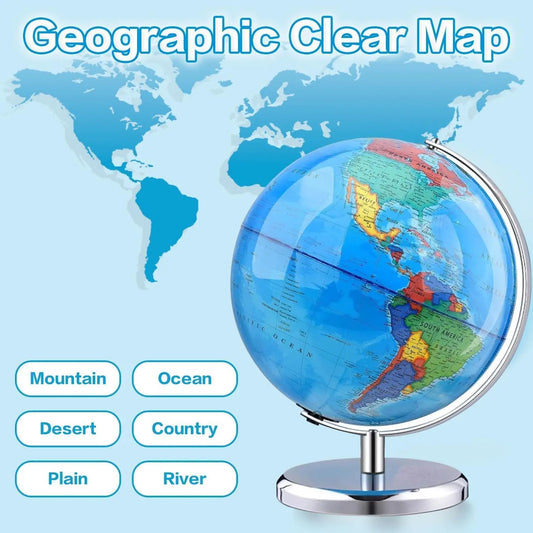 Marker Washable World Globe - Both a Learning Tool & Décor Upgrade