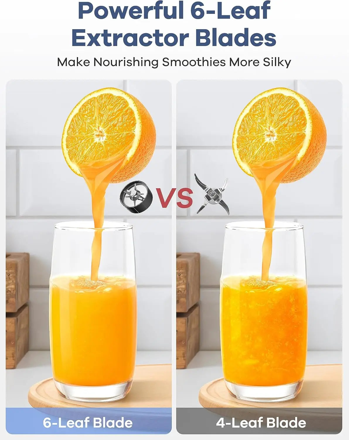 900W Smoothie Blender, 15-Piece Combo with Portable Cups, BPA-Free