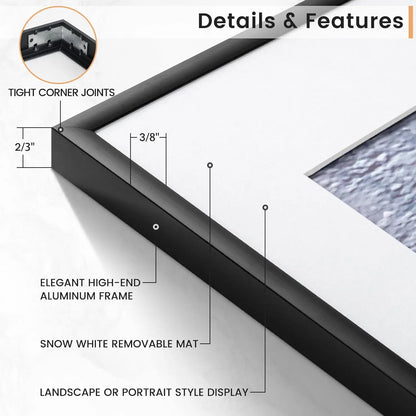 3pcs 30x40 50x70cm Picture Frames