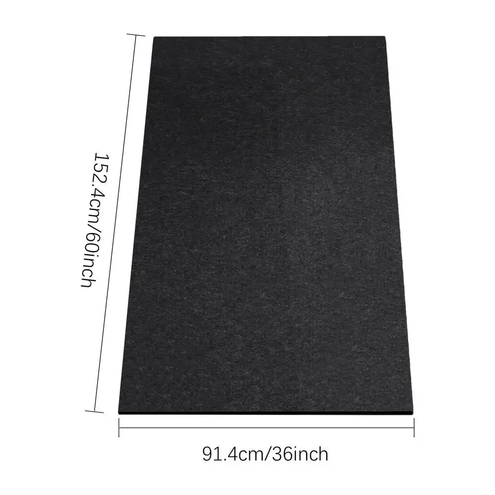 Waterproof, non‑slip under‑car mat
