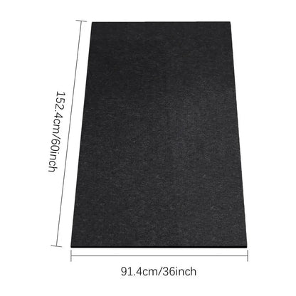 Waterproof, non‑slip under‑car mat