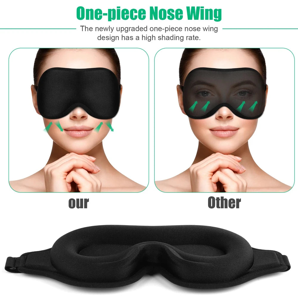 Adjustable Soft Silk Sleep Mask