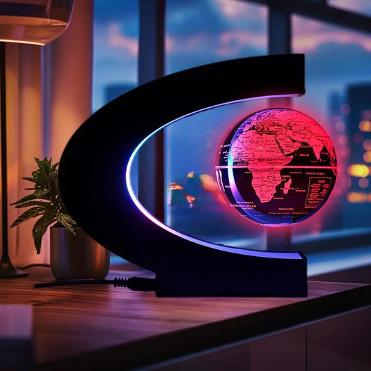 Magnetic Levitating Globe that Blends Science, Art & Ambiance