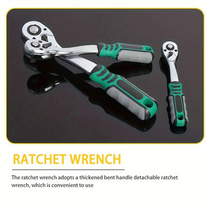 216pcs Impact Socket Set 1/2, 1/4, 3/8 Inch Drive Ratchet