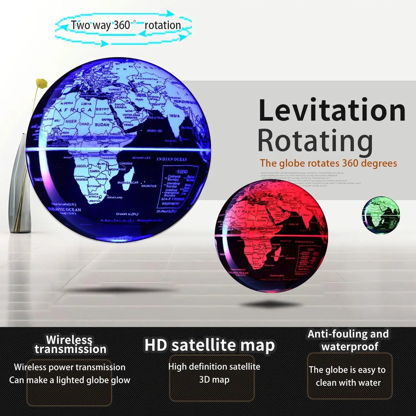 Magnetic Levitating Globe that Blends Science, Art & Ambiance
