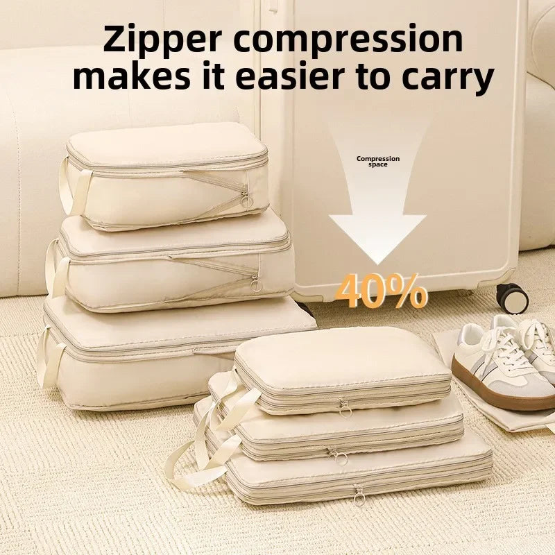 Waterproof 4Pcs/Set Compression Organizational/Travel Bags