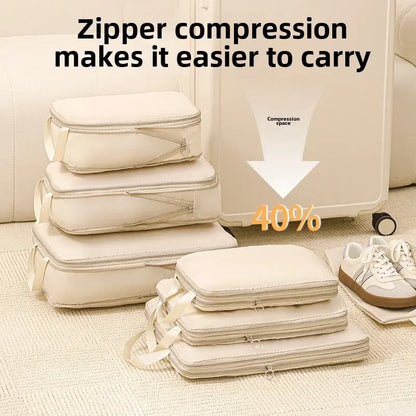 Waterproof 4Pcs/Set Compression Organizational/Travel Bags