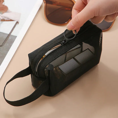 Cosmetic Mesh Makeup Bags - 3 Convenient Sizes