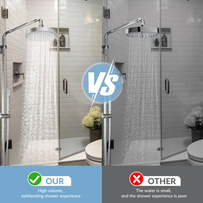 High Pressure Adjustable Stainless Steel Rainfall Shower Head