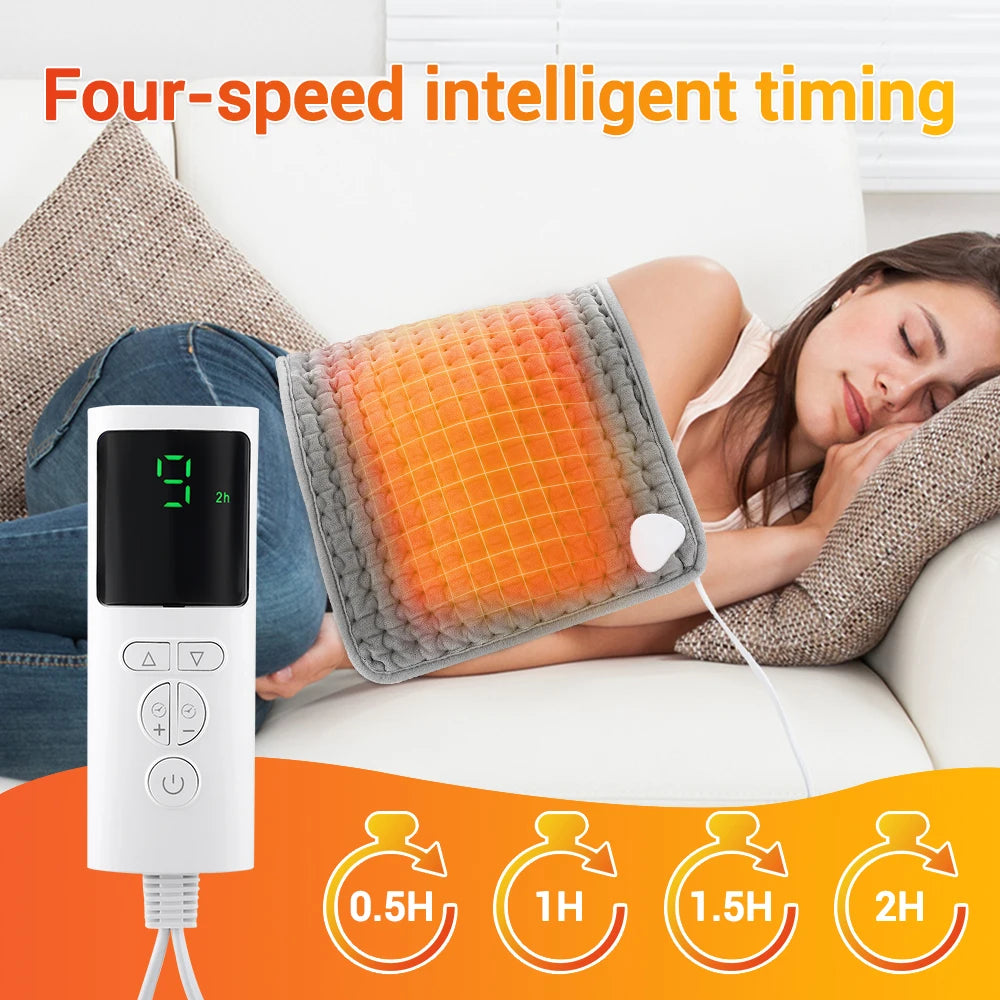 Soothe your waist and abdomen with instant, adjustable heat and relaxing massage