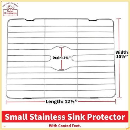 Stainless Steel Sink Grid Protects Surfaces & Keeps Sinks Spotless