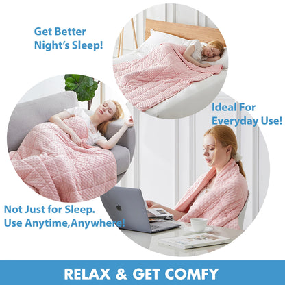 Breathable Soft Weighted Throw Blanket for All Season