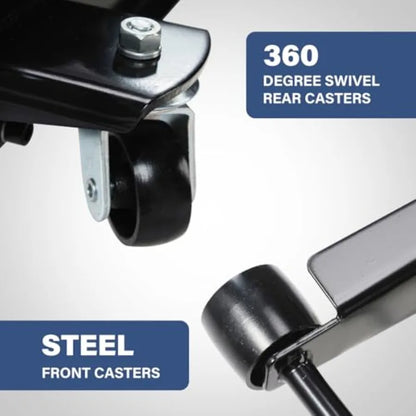 Powerlift 3‑Ton Steel Hydraulic Car Jack – Ultra‑Low Profile, Heavy‑Duty Strength