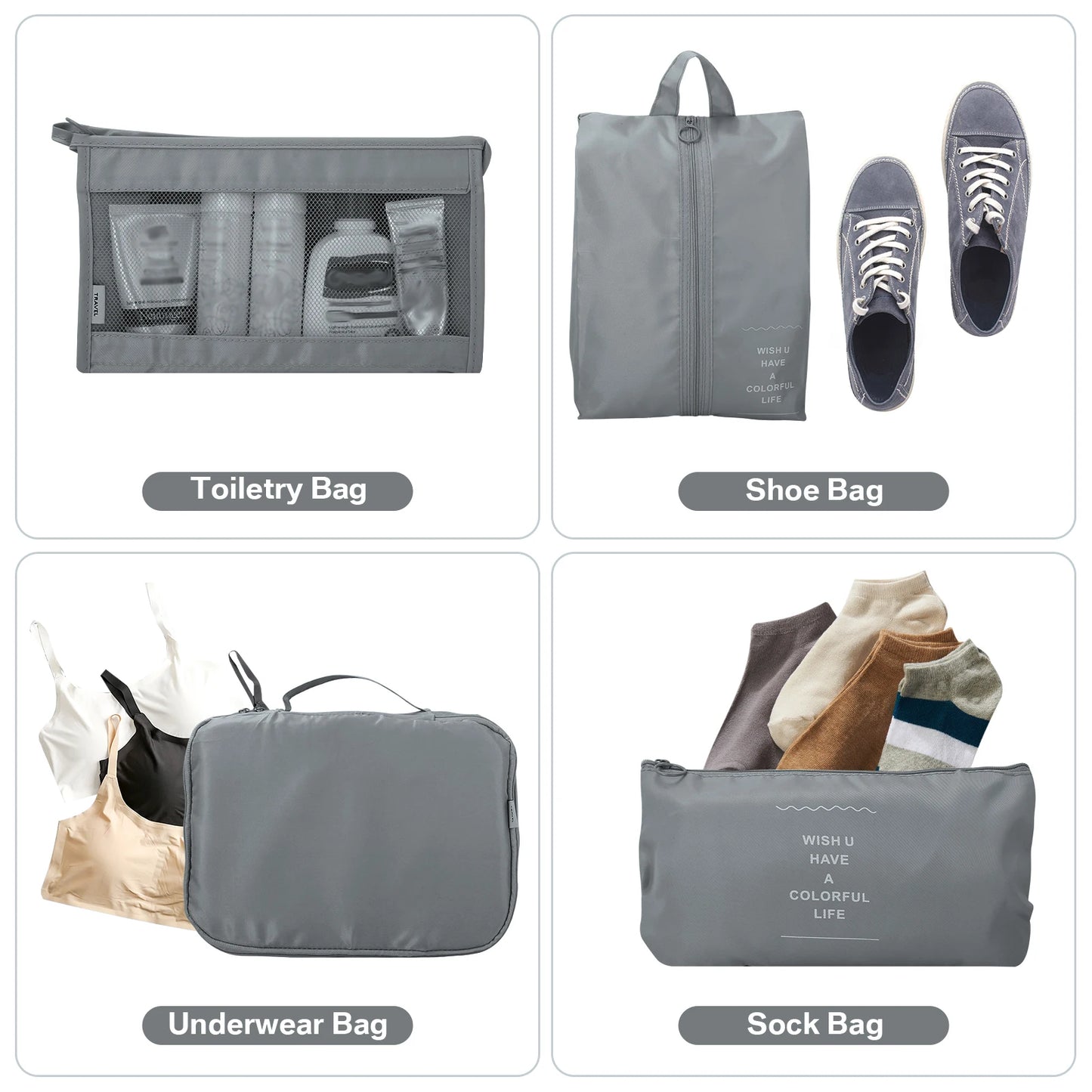Waterproof Packing Cubes Keeps Luggage Organized