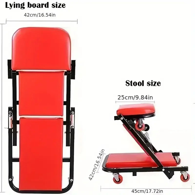 6 Wheel Mechanic Creeper 300 lbs Capacity