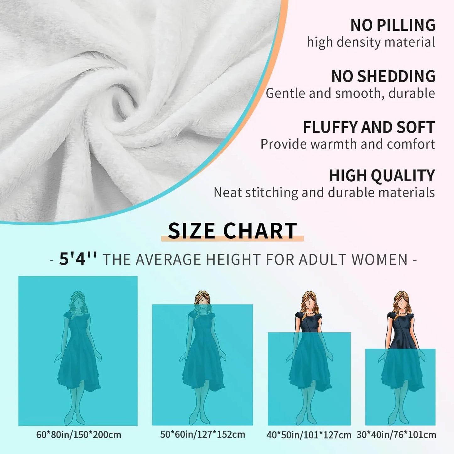 Cat Print Flannel Throw Blanket