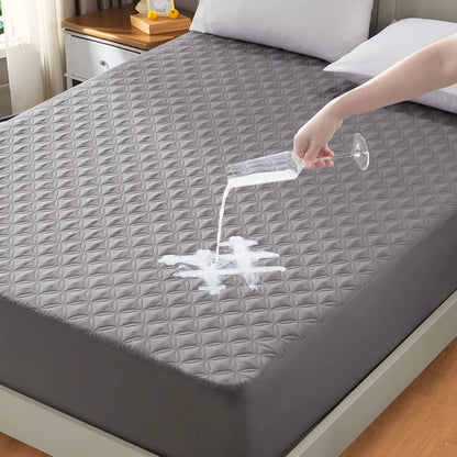 Soft, Waterproof, Noiseless Mattress Protector with Deep-Pocket Breathable Comfort