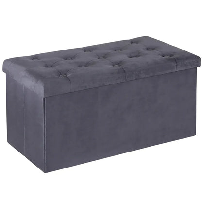 Storage Ottoman Bench Foot Rest Stool for Bedroom Entryway Living Room