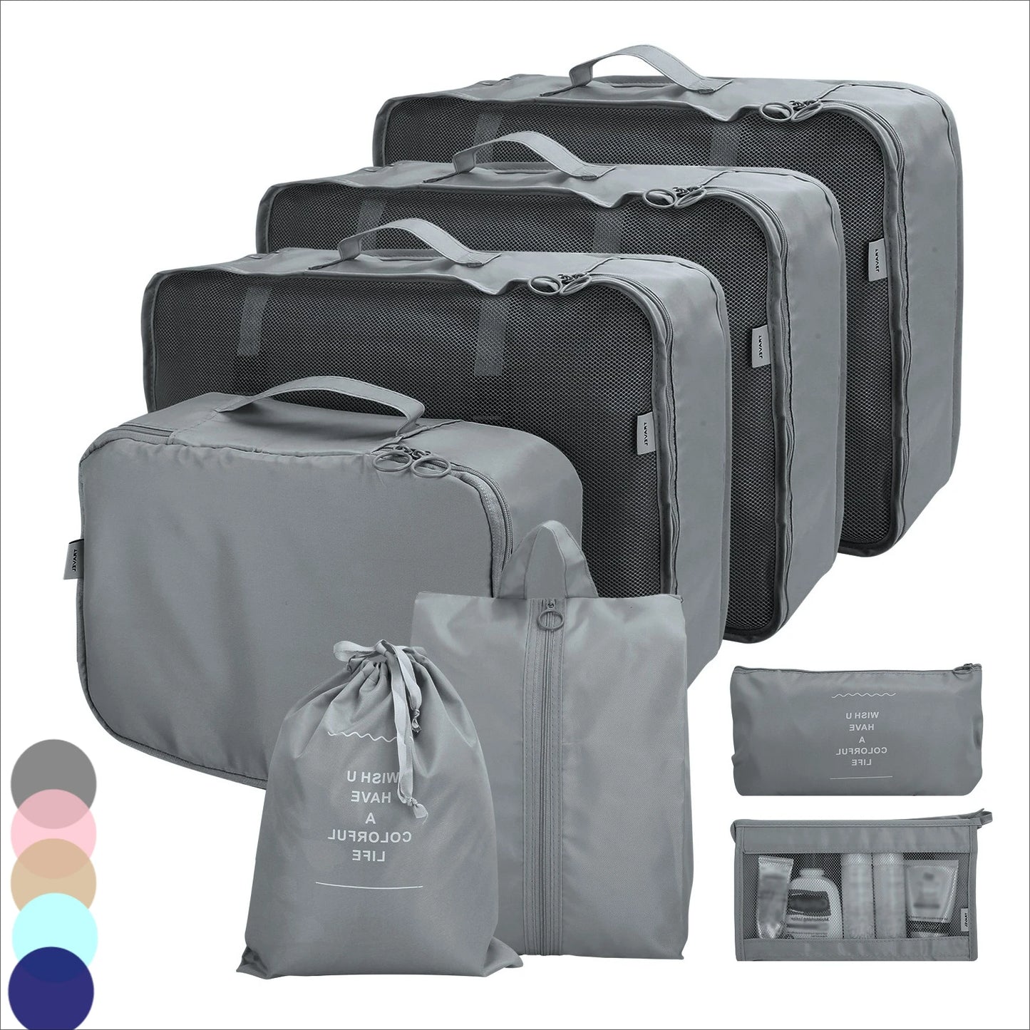 Waterproof Packing Cubes Keeps Luggage Organized