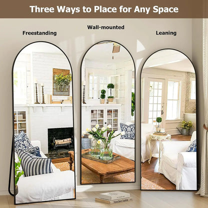 21x64 inch Arched Full Body Length Mirror