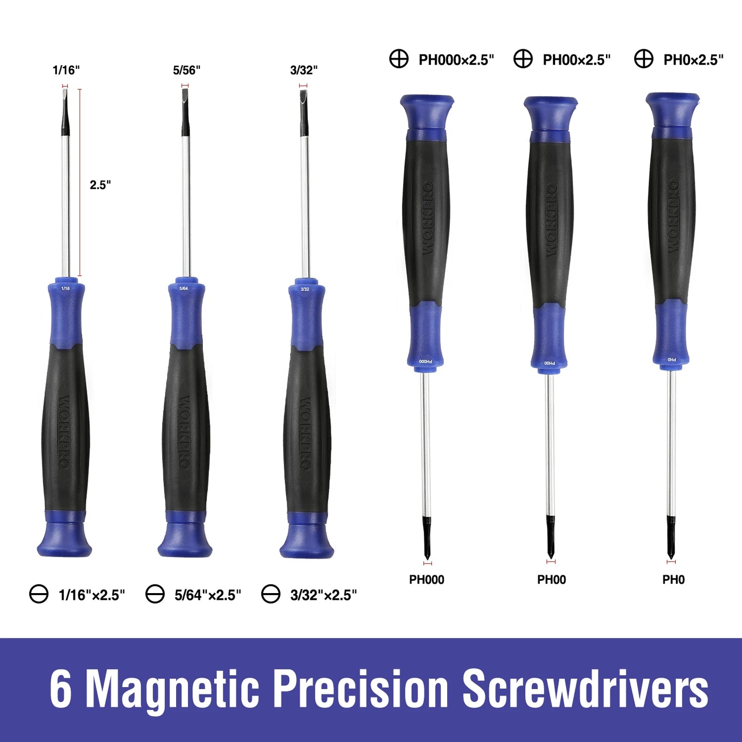 16 Piece Torque Magnetic Screwdriver Set