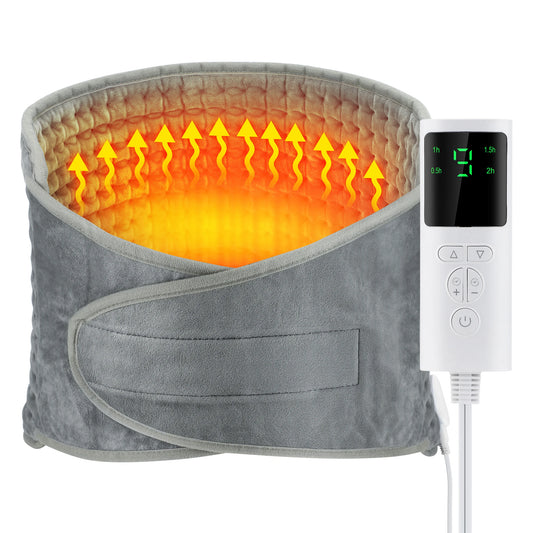 Soothe your waist and abdomen with instant, adjustable heat and relaxing massage