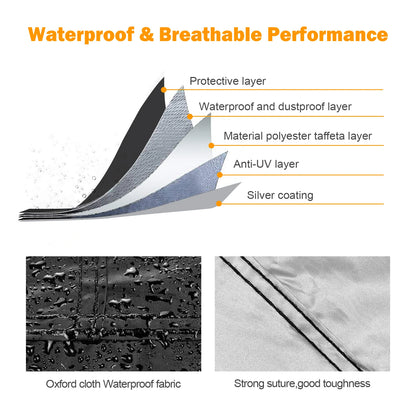 All Weather Protection Scratch Safe Universal SUV Car Cover