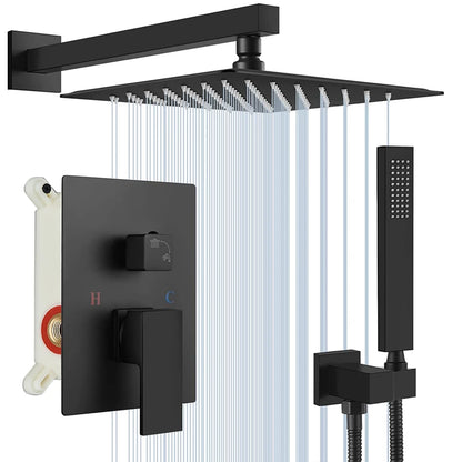 Waterfall Shower System, Faucet Set with Tub Spout