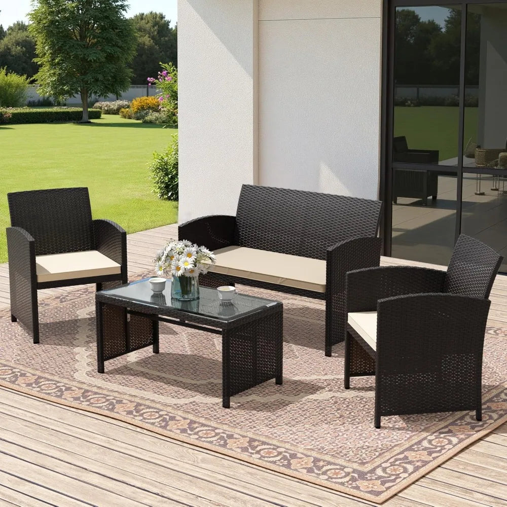 4-piece patio furniture set