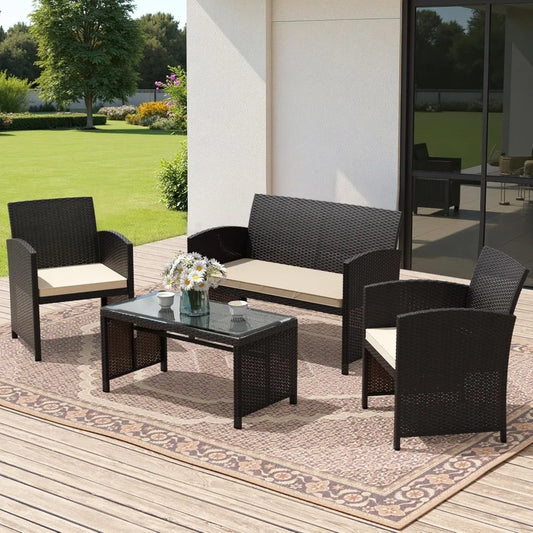 4-piece patio furniture set
