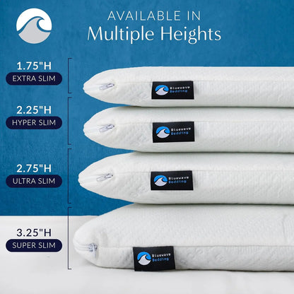 Ultra-Slim Gel Memory Foam Pillow, Enhancing Your Bedding Collection