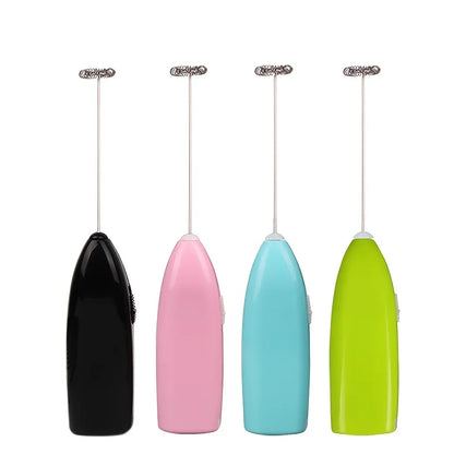 Compact Handheld Frother Whips Creamy Foam & Blends Drinks In Seconds