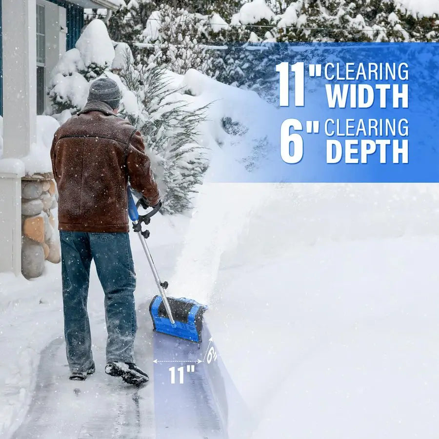 Make Snow Removal Fast, Easy & Stress Free - Powerful Lightweight Electric Snow Blower
